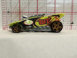 Yellow Turbo Flame 1995 Hot Wheels Diecast Car