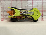 Yellow Turbo Flame 1995 Hot Wheels Diecast Car