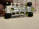 Yellow Turbo Flame 1995 Hot Wheels Diecast Car
