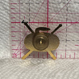 Floor Curling Logo  Lapel Pin