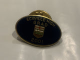 Eckville High Grad 2001 Lapel Hat Pin CJ