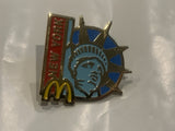 New York Statue of Liberty Mcdonalds Lapel Hat Pin CJ