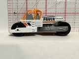 White Paver Road Roller 2000 Matchbox Diecast Car