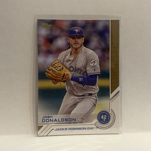 JRD-2 Josh Donaldson Jackie Robinson Day Toronto Blue Jays 2017 Topps Series 1 Baseball Card HS