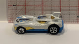 White Howlin Heat R0949 Hot Wheels Toy Diecast Car