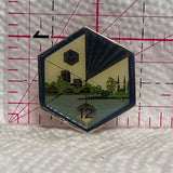 #12 City Scene  Lapel Pin