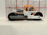 White Paver Road Roller 2000 Matchbox Diecast Car