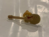 White Guitar Lapel Hat Pin CJ