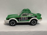Green #58 1985 Porsche 911 Rally FYP40 2018 Matchbox Diecast Car