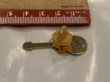 White Guitar Lapel Hat Pin CJ