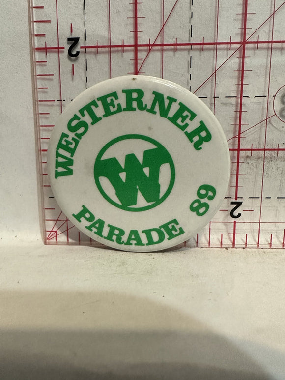 Westerner Parade 89 Button Pinback