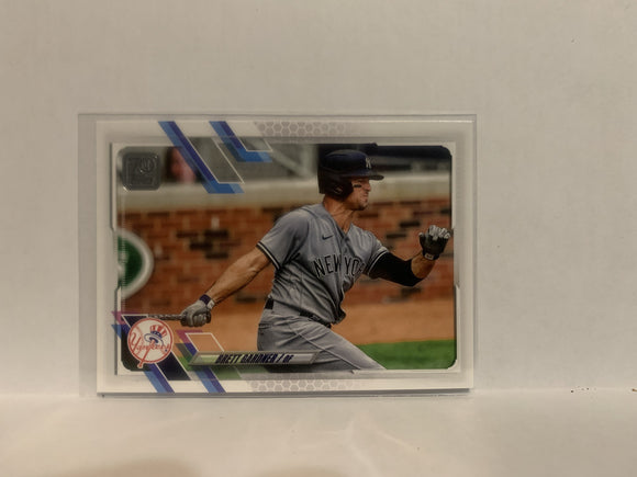 #81 Brett Gardner  New York Yankees 2021 Topps Series One Baseball Card
