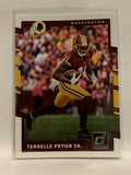 #65 Terrelle Pryor Sr Washington Redskins 2017 Donruss Football Card