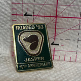 Roadeo '93 Jasper 10th Anniversary Beaver  Lapel Pin