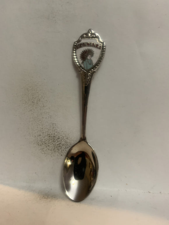 Montana Native Chief Souvenir Spoon