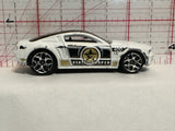 White State Trooper Mustang GT Concept 2003 Hot Wheels Diecast Car