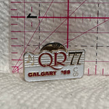 QR77 Calgary '88 Stampede Radio  Lapel Pin