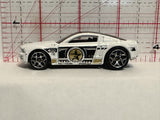 White State Trooper Mustang GT Concept 2003 Hot Wheels Diecast Car