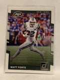 #87 Matt Forte New York Jets 2017 Donruss Football Card