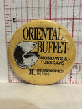 Oriental Buffet The Springfield Hilton Button Pinback