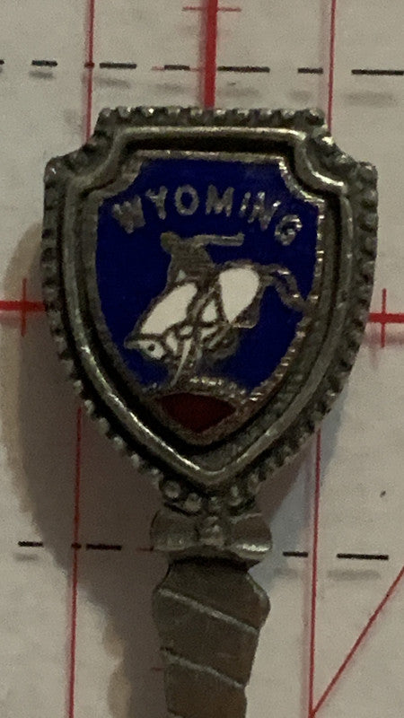 Wyoming Rodeo  Pewter Souvenir Spoon