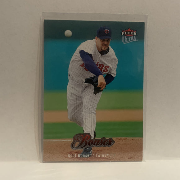 #11 Boot Bonser Minnesota Twins 2007 Fleer Ultra Baseball Card HS