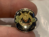 Camrose 1990 Alberta Winter Ganes Mascot Lapel Hat Pin CK