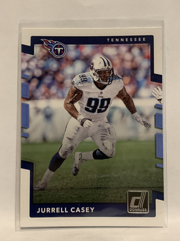 #52 Jurrell Casey Tennessee Titans 2017 Donruss Football Card
