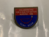 NCBH-BGSM Collaborating for a Healthy Nation Nursing 1994 Lapel Hat Pin CK