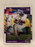#60 Randy Moss Minnesota Vikings 2017 Donruss Football Card