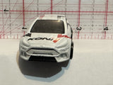 White Koni Ford Focus RS DHP07 2016 J43 Hot Wheels Diecast Car