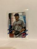 #90 Shane Bieber League Leaders Cleveland Indians 2021 Topps Series One Baseball Card