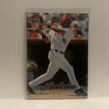 #86 Garret Anderson Los Angeles Angels 2007 Fleer Ultra Baseball Card HS