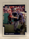 #96 Troy Aikman Dallas Cowboys 2017 Donruss Football Card