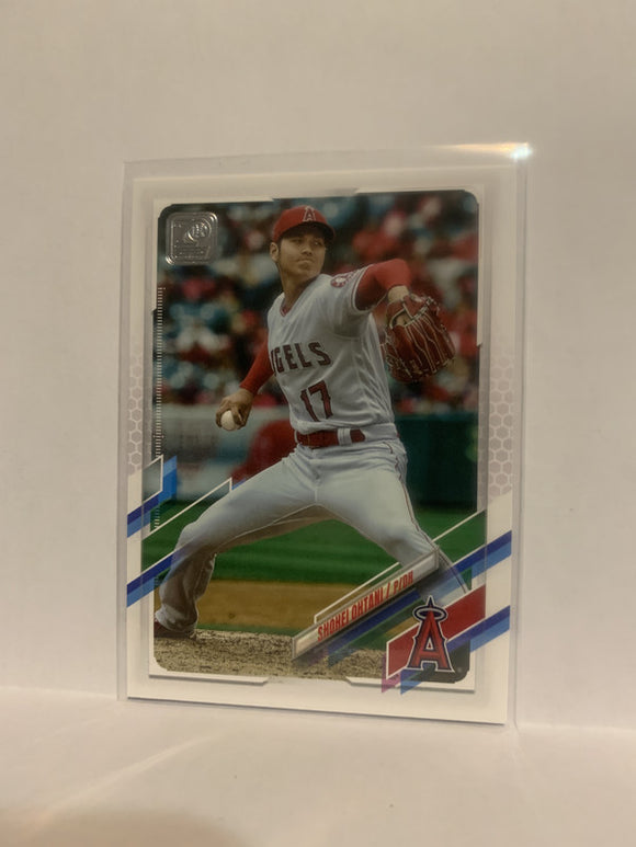 #150 Shohei Ohtani Los Angeles Angels 2021 Topps Series One Baseball Card