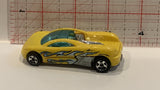 Yellow Backdraft Hot Wheels Toy Diecast Car