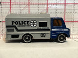 Blue Police Emergency Unit Truck Unbranded Diecast Car