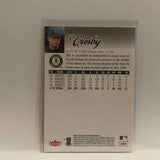 #130 Bobby Crosby Oakland Athletics 2007 Fleer Ultra Baseball Card HT