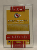 #98 Christian Okoye Kanasas City Chiefs 2017 Donruss Football Card