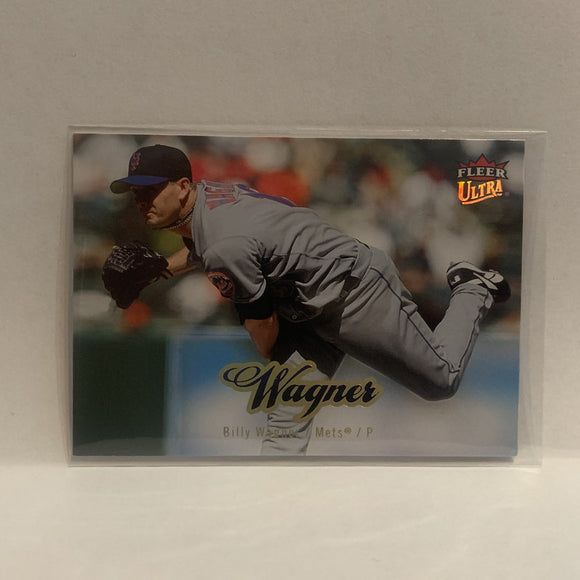 #114 Billy Wagner New York Mets 2007 Fleer Ultra Baseball Card HT