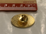 Buckn' Horseshoes Logo Lapel Hat Pin CK