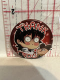 Thank You  Anime Cartoon Hero Button Pinback