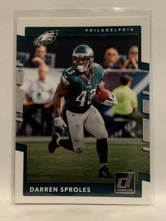 #93 Darren Sproles Philadelphia Eagles 2017 Donruss Football Card