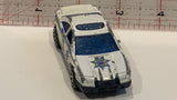 White Police Car Matchbox Toy Diecast Car