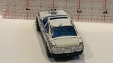 White Police Car Matchbox Toy Diecast Car