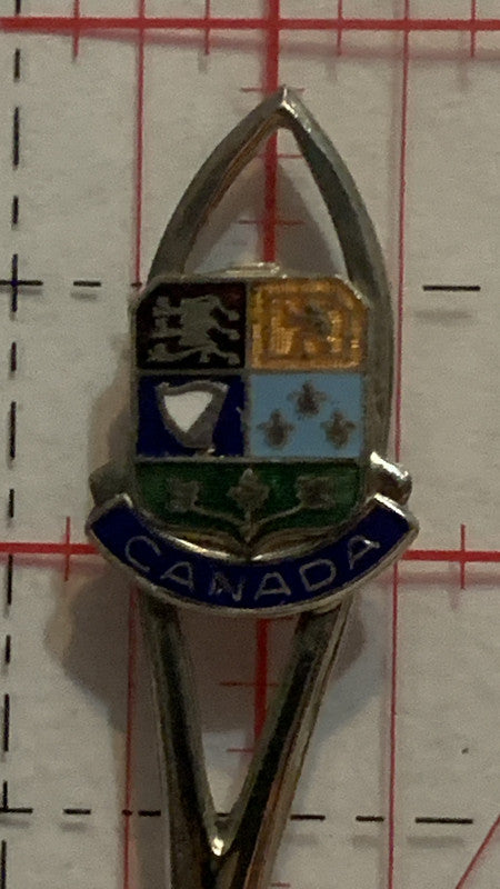 Winnipeg Manitoba Canada Crest Emblem BMC Silverplated Plated Souvenir Spoon
