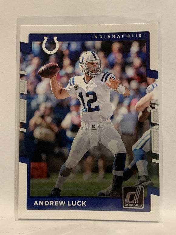 #160 Andrew Luck Indianapolis Colts 2017 Donruss Football Card