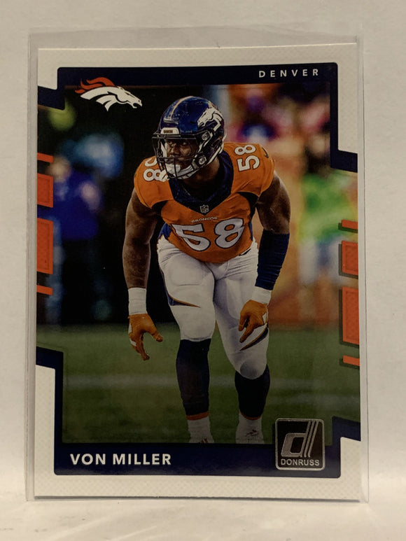 #164 Von Miller Denver Broncos 2017 Donruss Football Card