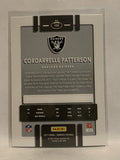 #102 Cordarrelle Patterson Oakland Raiders 2017 Donruss Football Card