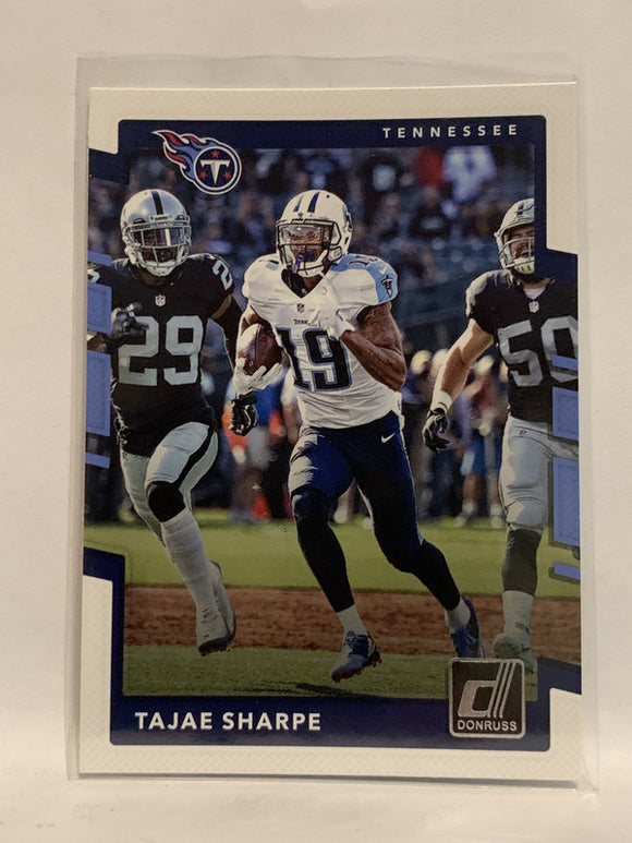 #140 Tajae Sharpe Tennessee Titans 2017 Donruss Football Card